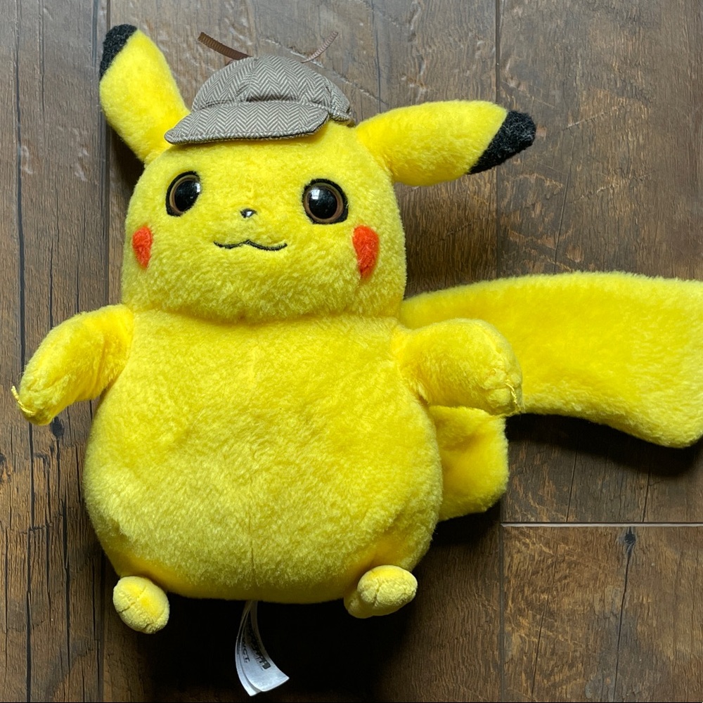 Detective Pikachu Plush 14”